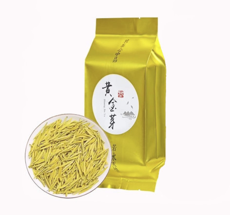 Аутентичный желтый чай Golden Bud 50 г, ароматный высокогорный чай 2025 года 