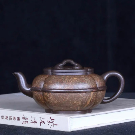 Заварник Ruyi ручной работы из исинской глины, чайник мастера Wang Yinxian 200 мл