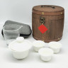 Подарочный дорожный набор: чайный фарфор для путешествий и Lapsang Souchong 250 г