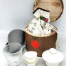 Подарочный дорожный набор: чайный фарфор для путешествий и Lapsang Souchong 250 г