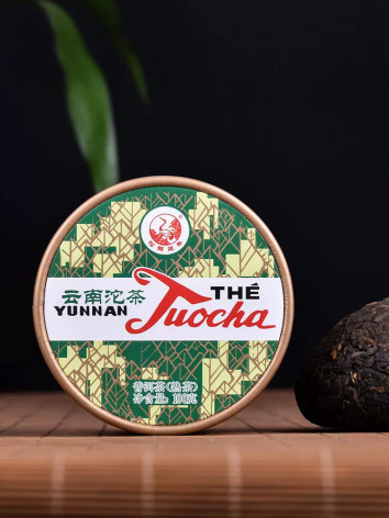 Чай китайський чорний пресований Шу Пуер Сягуань «Сяо Фа То Ча», 100 г.