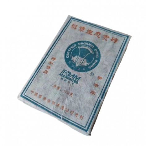 Шэн Пуэр Лао Бан Чжан, 500г, пресованная плитка, 2003 года, выдержанный зеленый китайский чай
