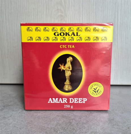 Уникальный индийский СТС чай 250 г, Гранулированный чай AMAR DEEP 2025 г