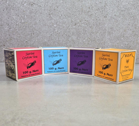 Коллекционный черный чай Suvini Ceylon tea 100 г, цейлонский чай Шри-Ланка