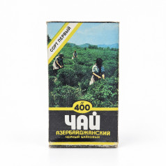 Вінтажний азербайджанський чай «Гара» 1973 року, чорний байховий чай, 100 г