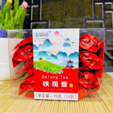Чай Улун Ти Гуань Інь порційний 10 шт, оолонг Tieguanyin Цзі Мінсян 70 г