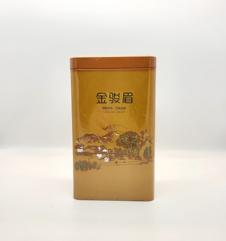 Чай Цзинь Цзюнь Мэй, черный крупнолистовой чай 250 г, красный улун в жестяной банке, 2023 год